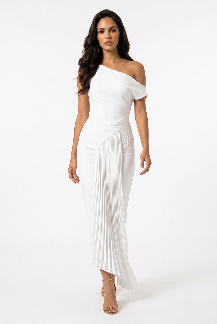 Serena Pleated Dress