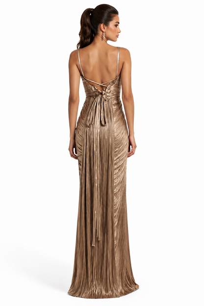 Lustre Corset Maxi Dress