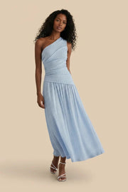 Textured Single Shoulder Dress