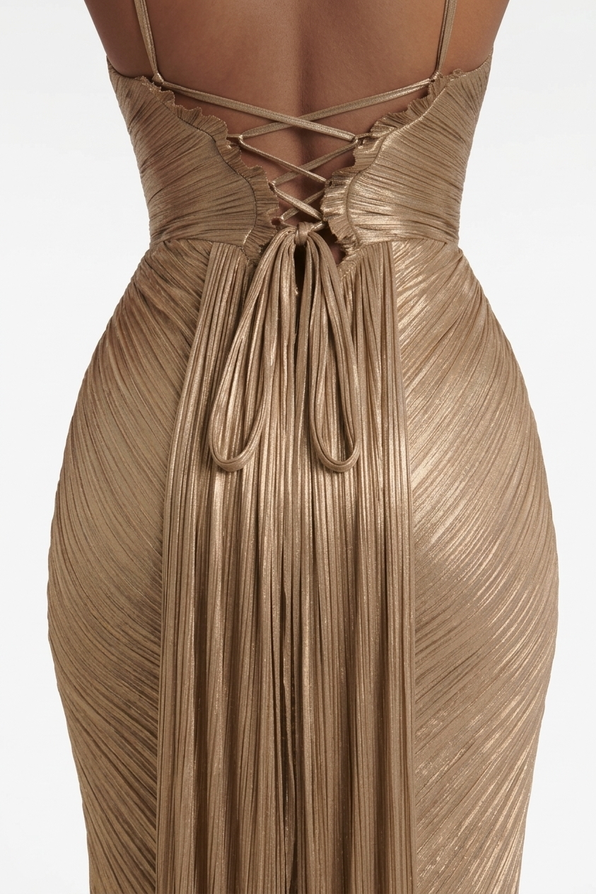 Lustre Corset Maxi Dress