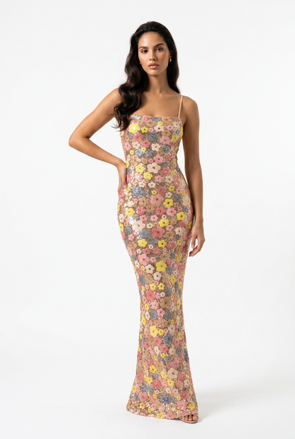 Monroe Sequin Maxi Dress