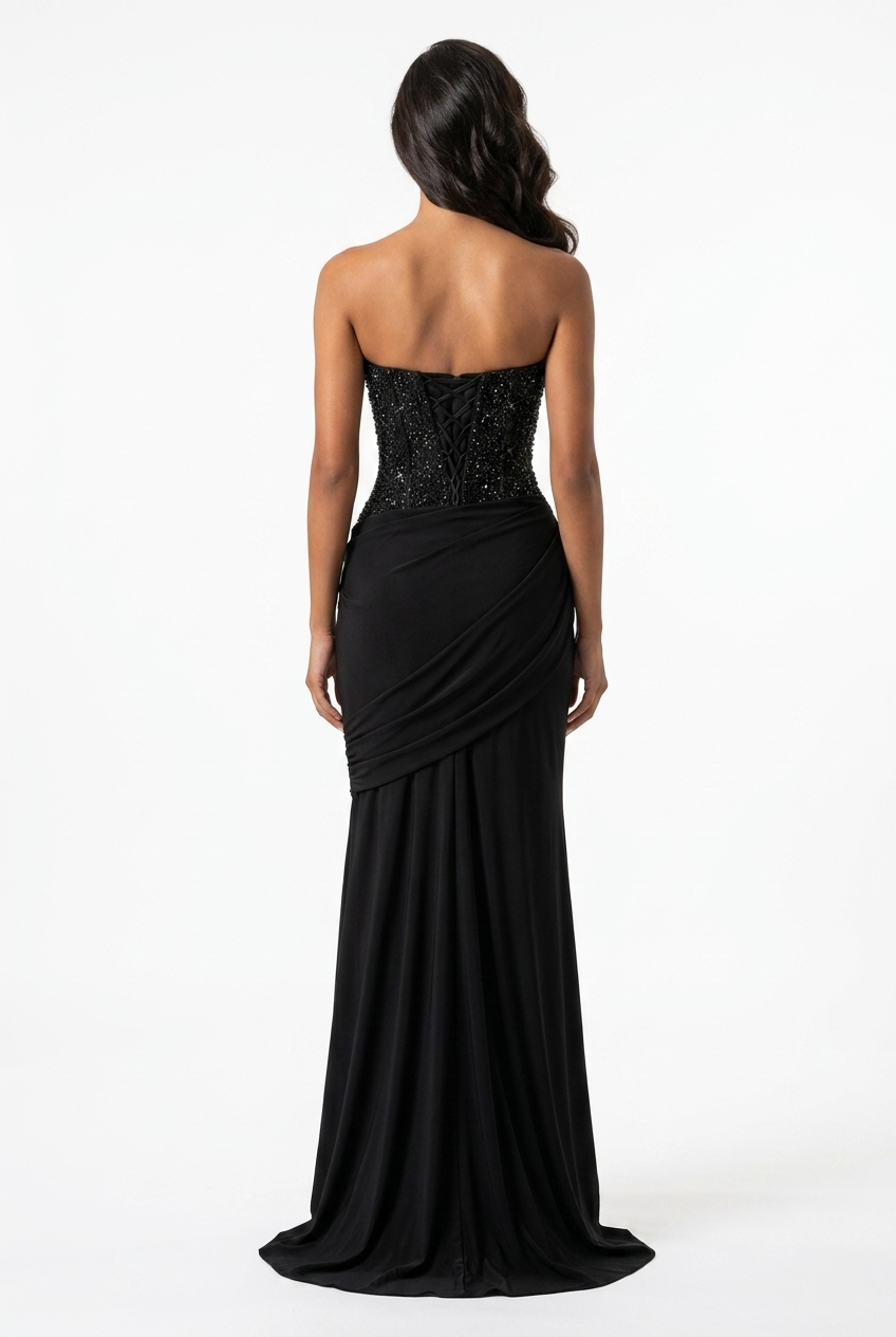 Sequin Halter Neck Maxi Dress