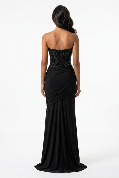Sequin Halter Neck Maxi Dress