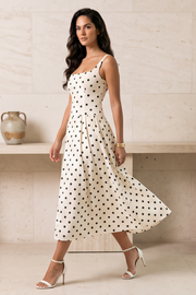 Monroe Polka Maxi Dress