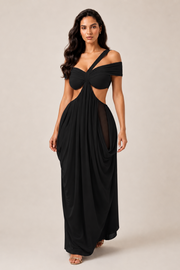 Rene Ruched Cutout Maxi Dress