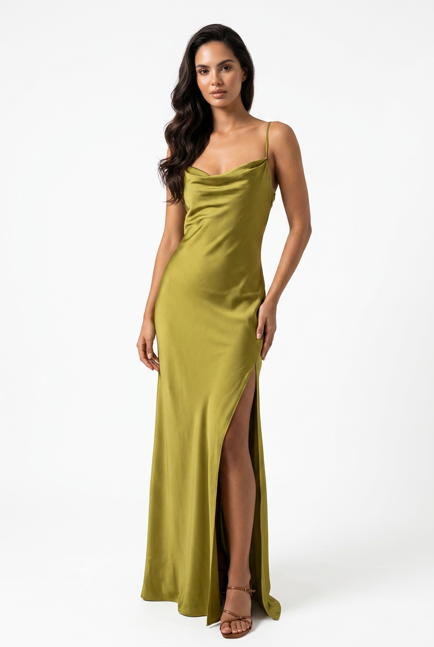 Sienna Satin Maxi Dress