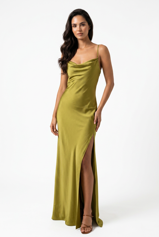 Sienna Satin Maxi Dress