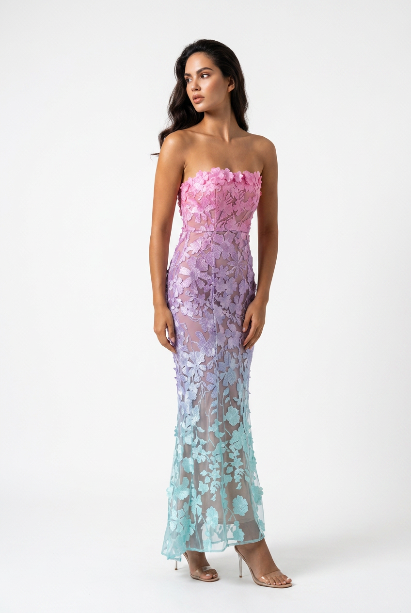 Blossom Tube Maxi Dress