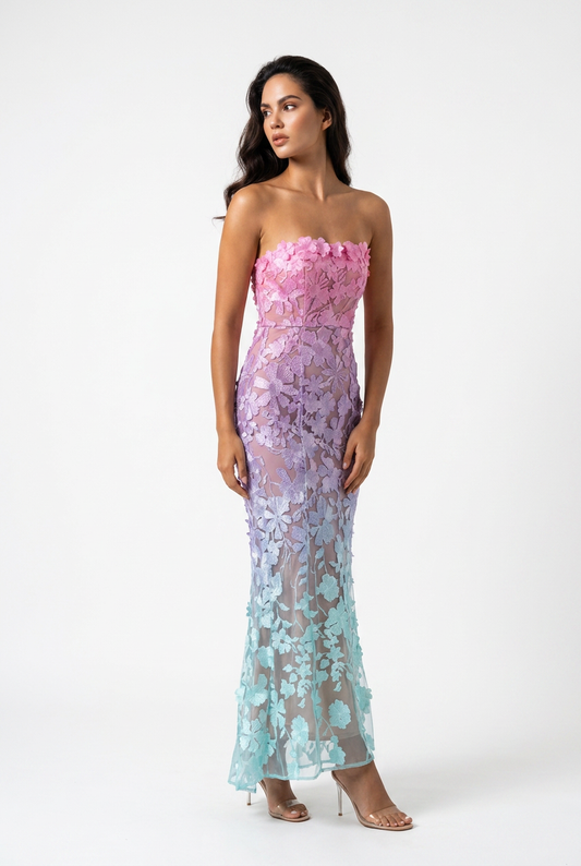 Blossom Tube Maxi Dress