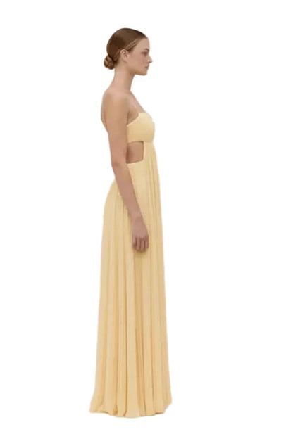 Luna Cutout Ruched Cami Maxi Dress