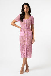 Ellen Lace Midi Dress