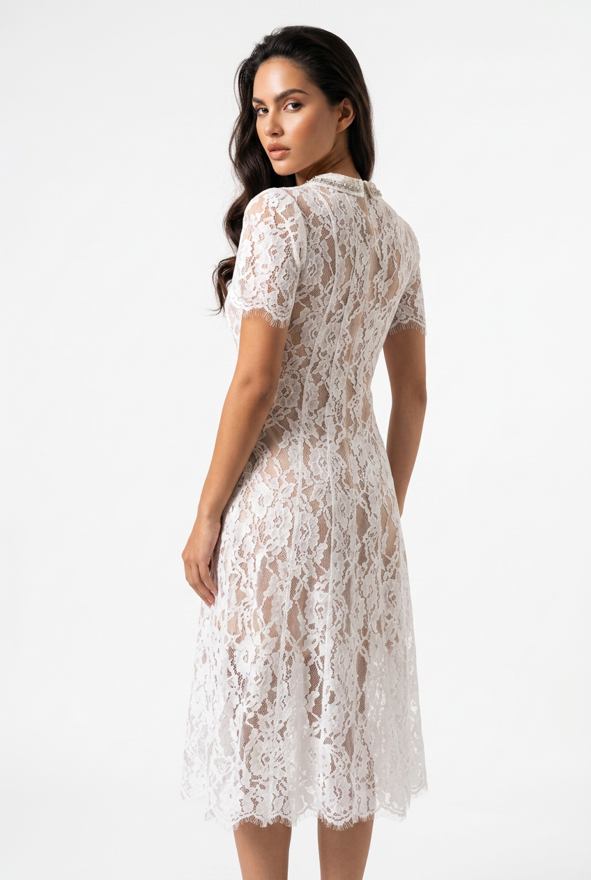 Camille Lace Midi Dress