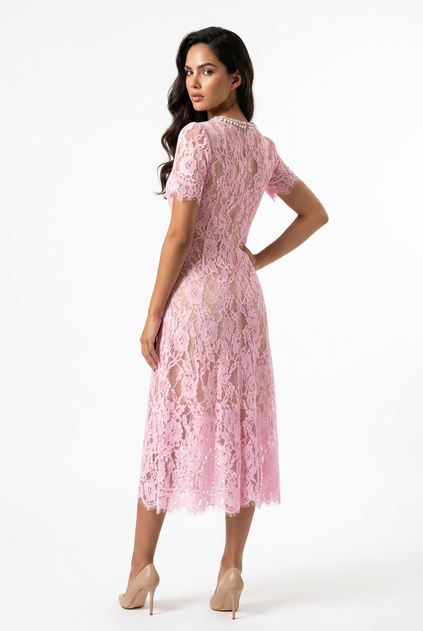 Camille Lace Midi Dress