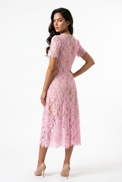 Camille Lace Midi Dress
