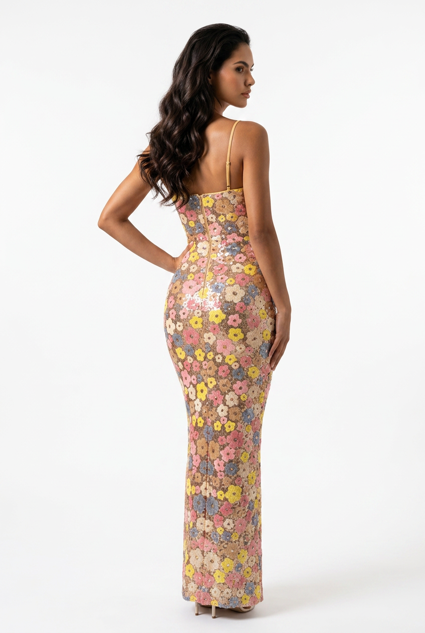 Monroe Sequin Maxi Dress