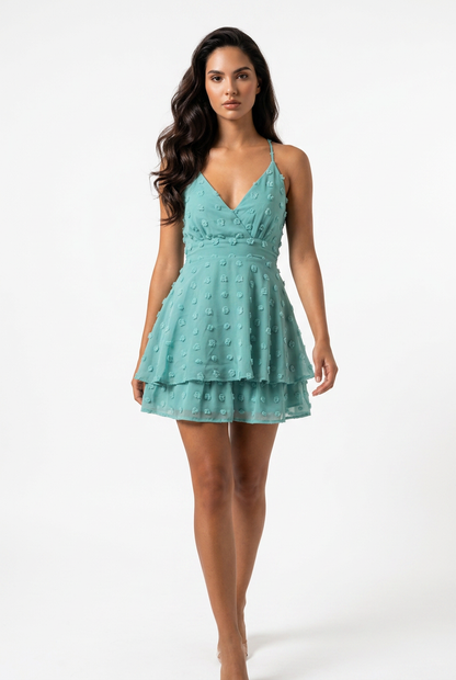 Celeste Swiss Dot Dress
