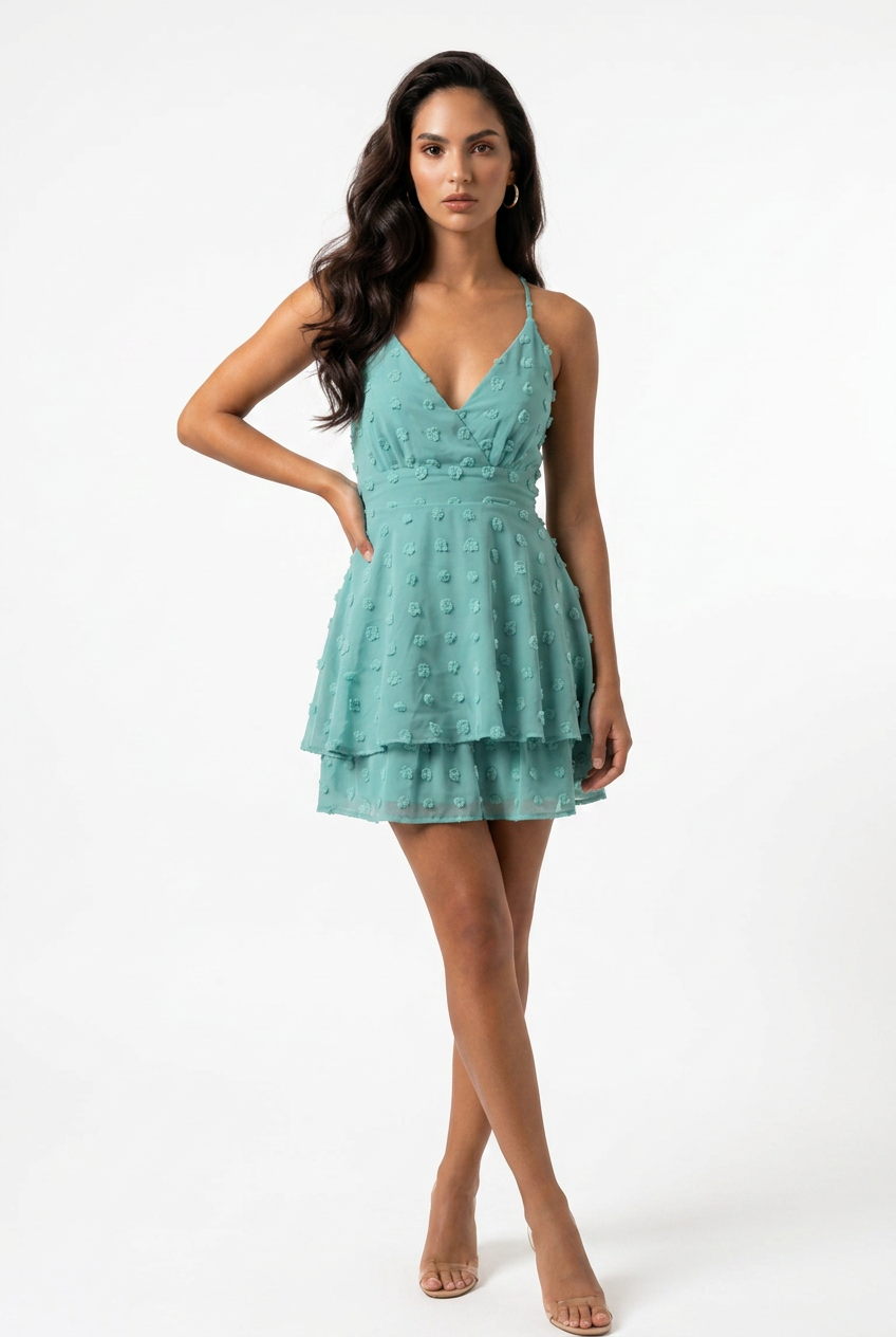 Celeste Swiss Dot Dress