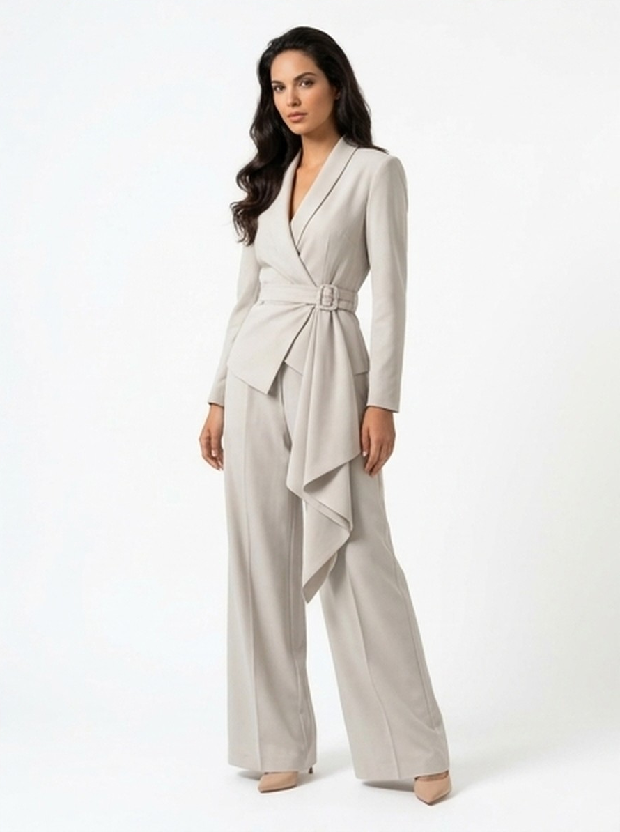 The Executive Belted Pants Set