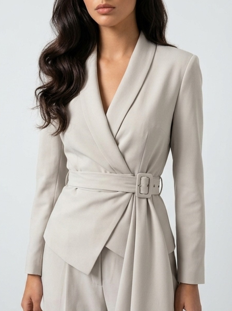 The Executive Belted Pants Set