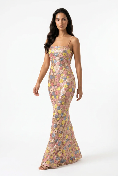 Monroe Sequin Maxi Dress