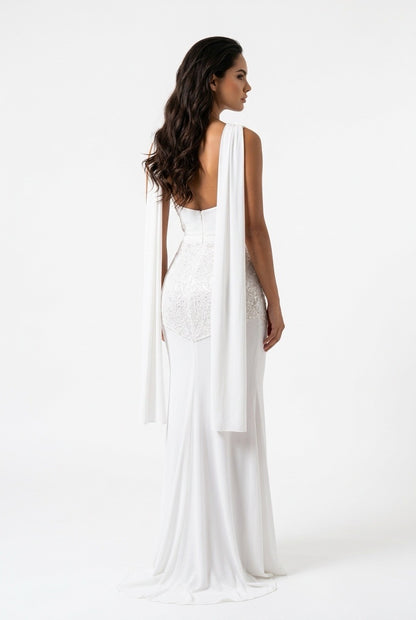 Celeste Sequin Mesh Maxi Dress