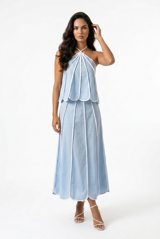 Celeste Scallop Set