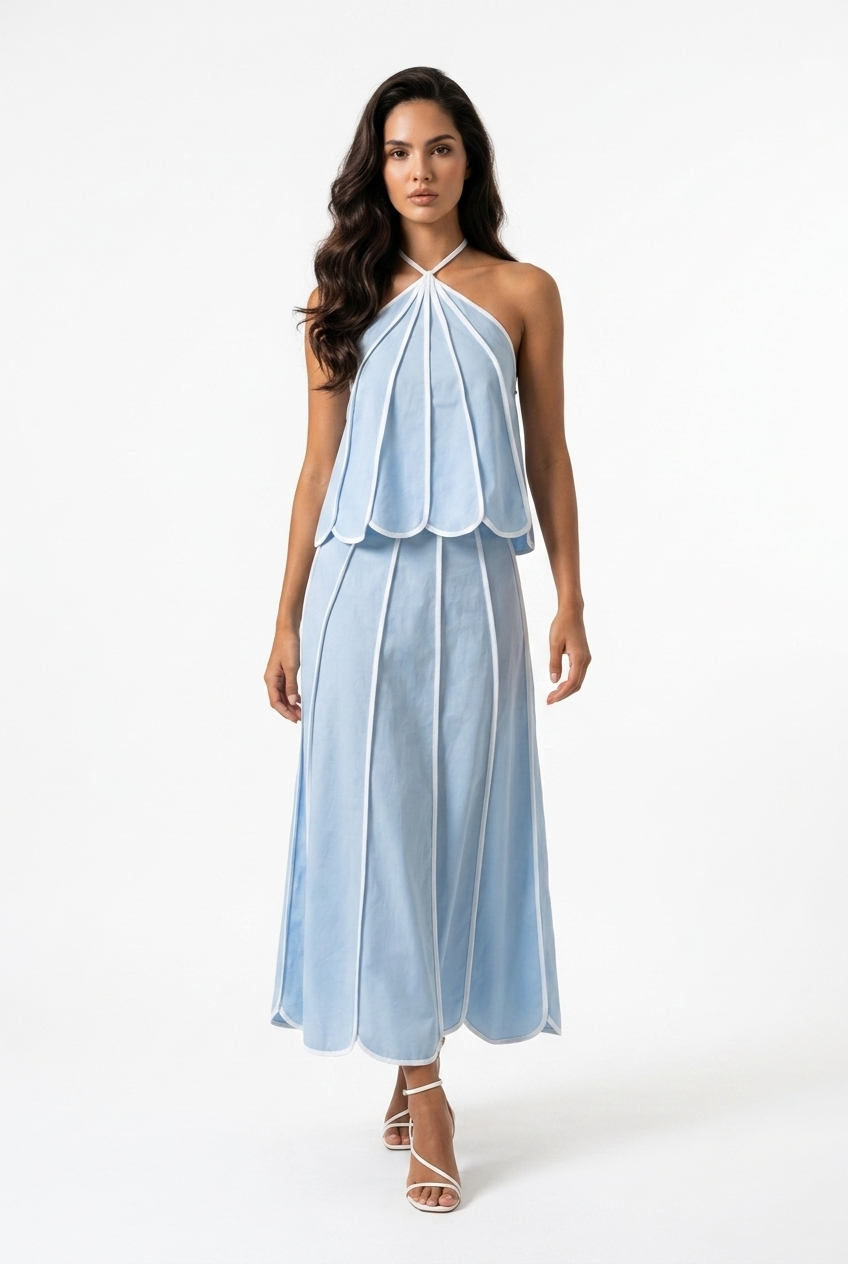 Celeste Scallop Set