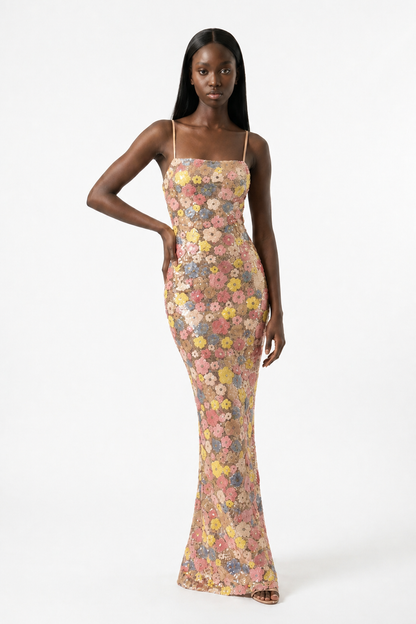 Monroe Sequin Maxi Dress