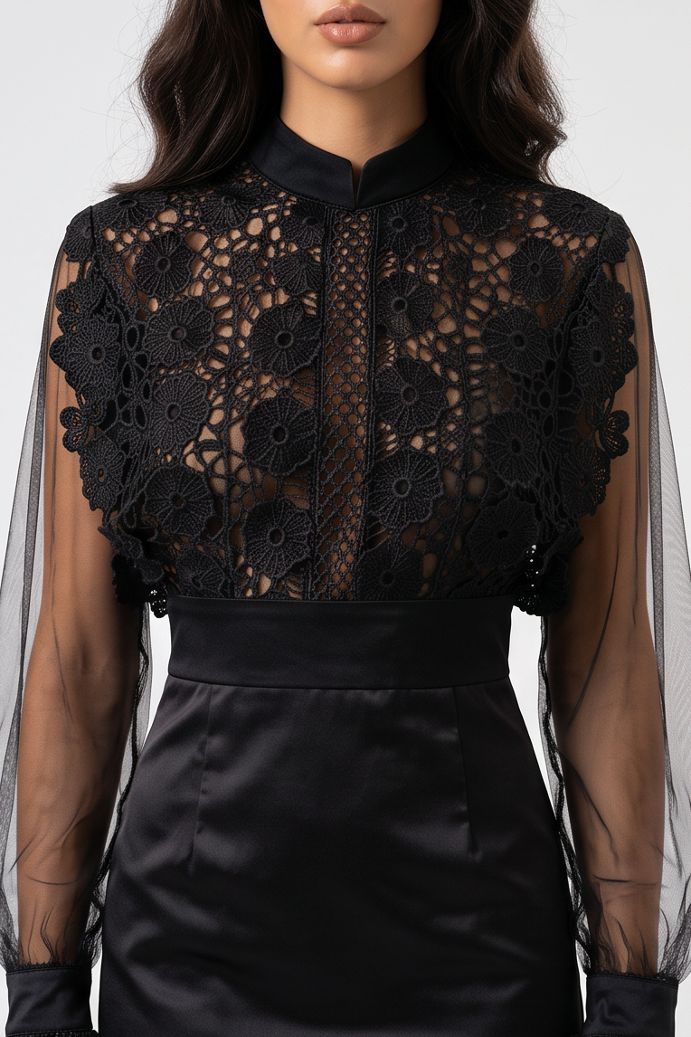 Noiré Lace Mini Dress