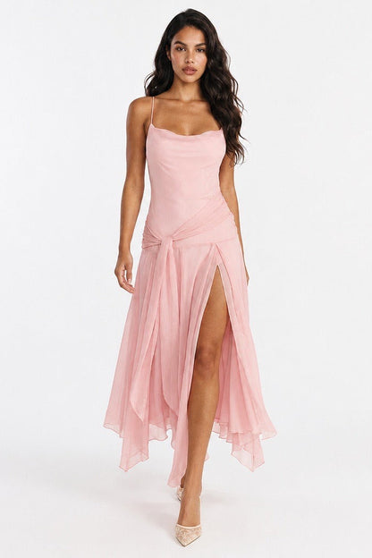 Slit Spaghetti Strap Dress