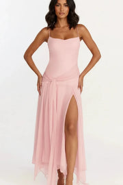 Slit Spaghetti Strap Dress