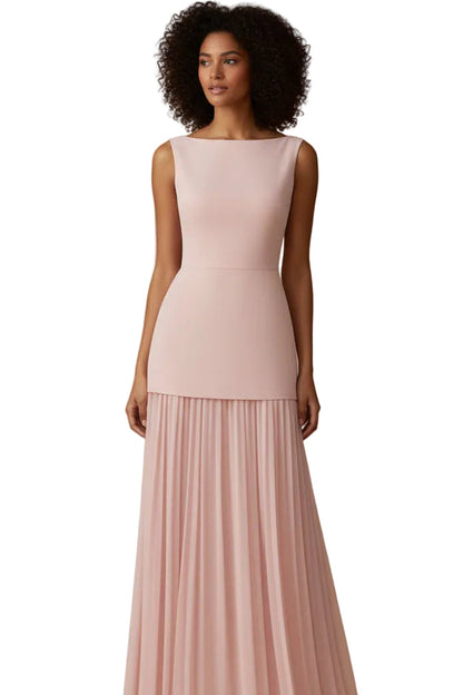 Valencia Pleated Maxi Skirt Set